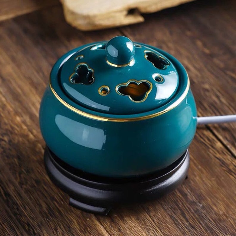 Electric Incense Burners Agarwood Burner Essential Oil Etsy