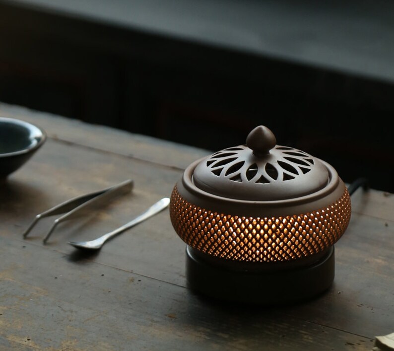 Electric Incense Burners Agarwood Burner Essential Oil Etsy