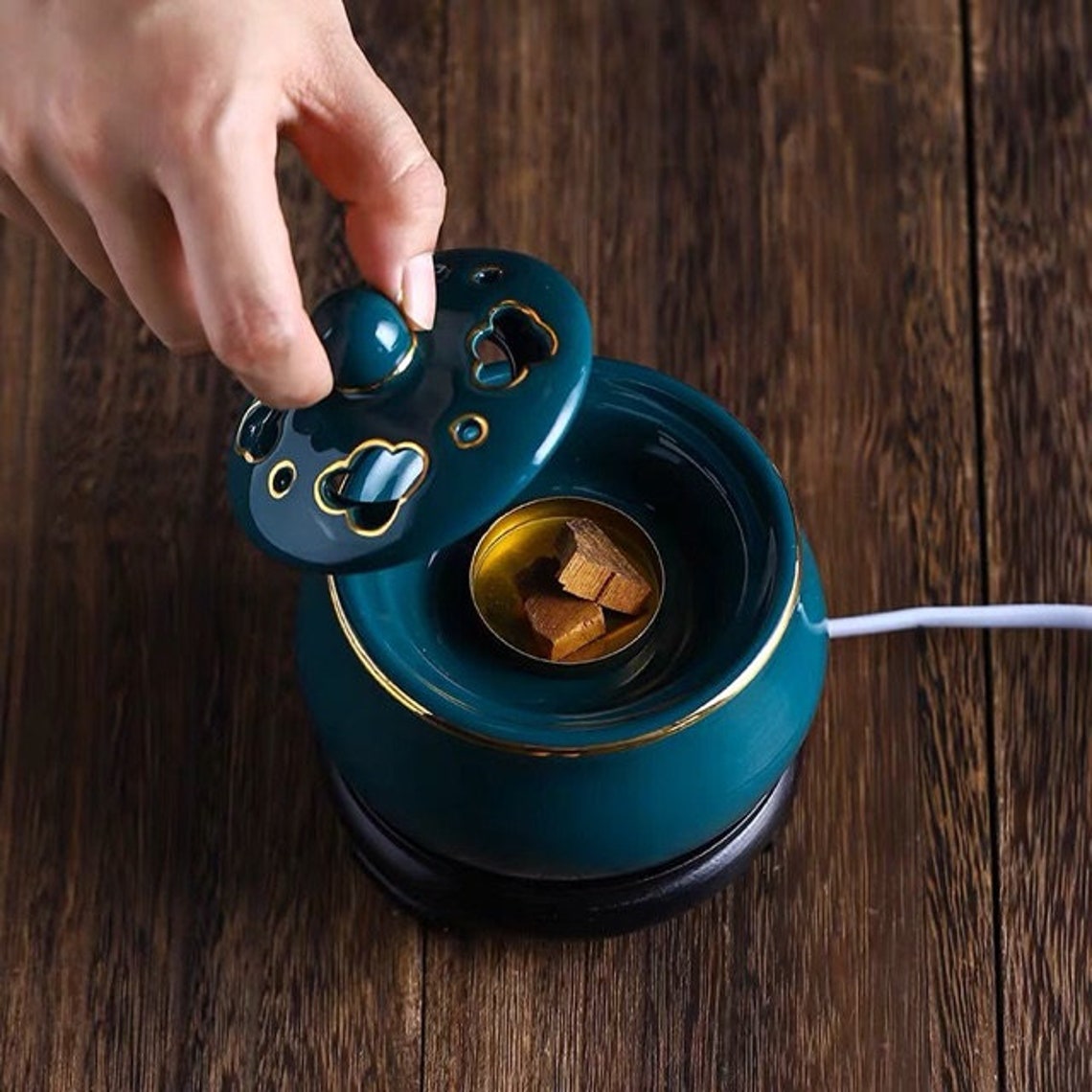 Electric Incense Burners Agarwood Burner Essential Oil Etsy Sweden