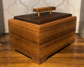 Exotic Wood Keepsake Box