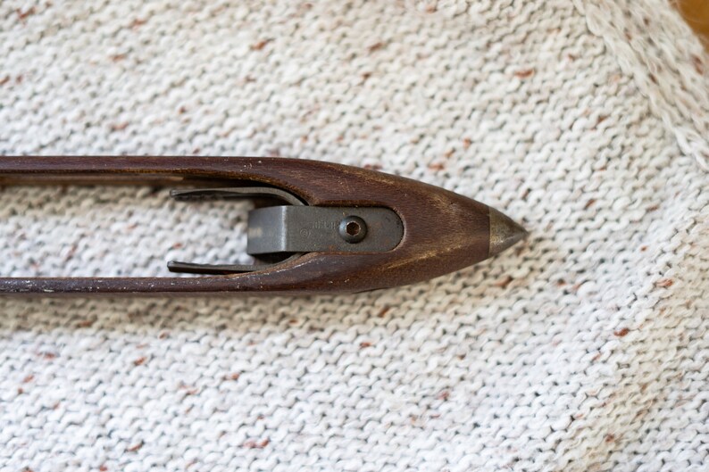 Vintage Wooden Weaving Shuttle Etsy