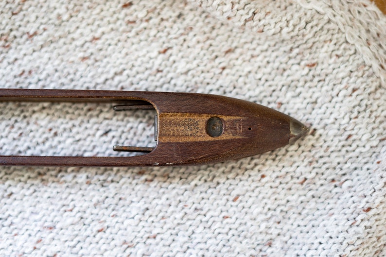Vintage Wooden Weaving Shuttle Etsy