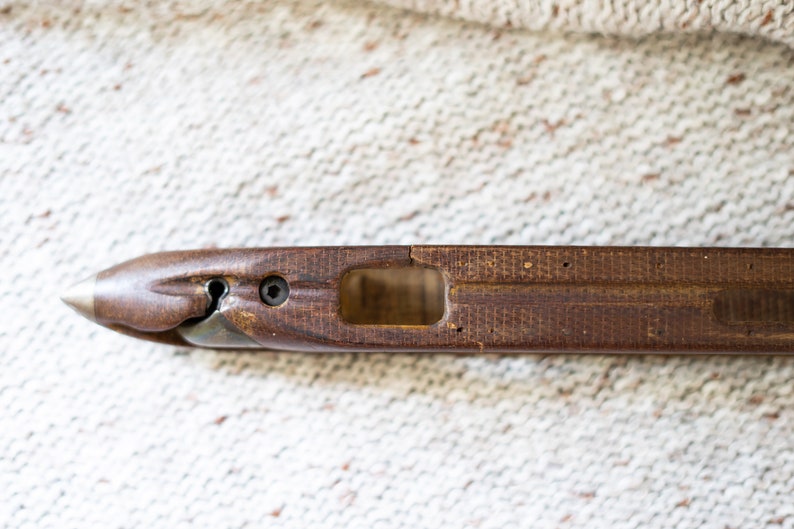 Vintage Wooden Weaving Shuttle Etsy