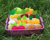 Ahnliche Artikel Wie Filz Gemuse Garten Spielzeug Filz Gemuse