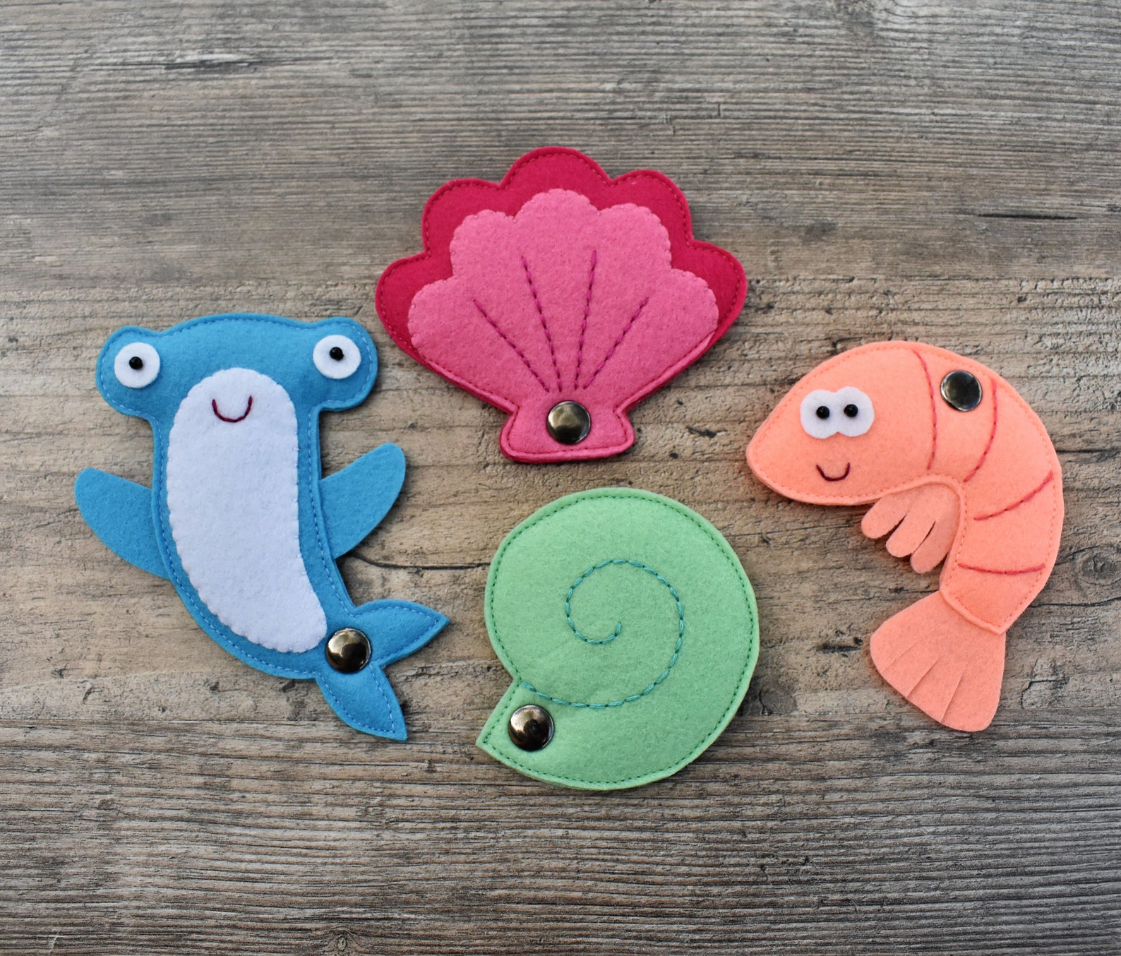 Felt Fishing Game for toddlers PDF Pattern Set of 12 Etsy