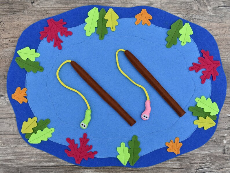 Felt Fishing Game PDF Pattern Felt Fish PDF Etsy