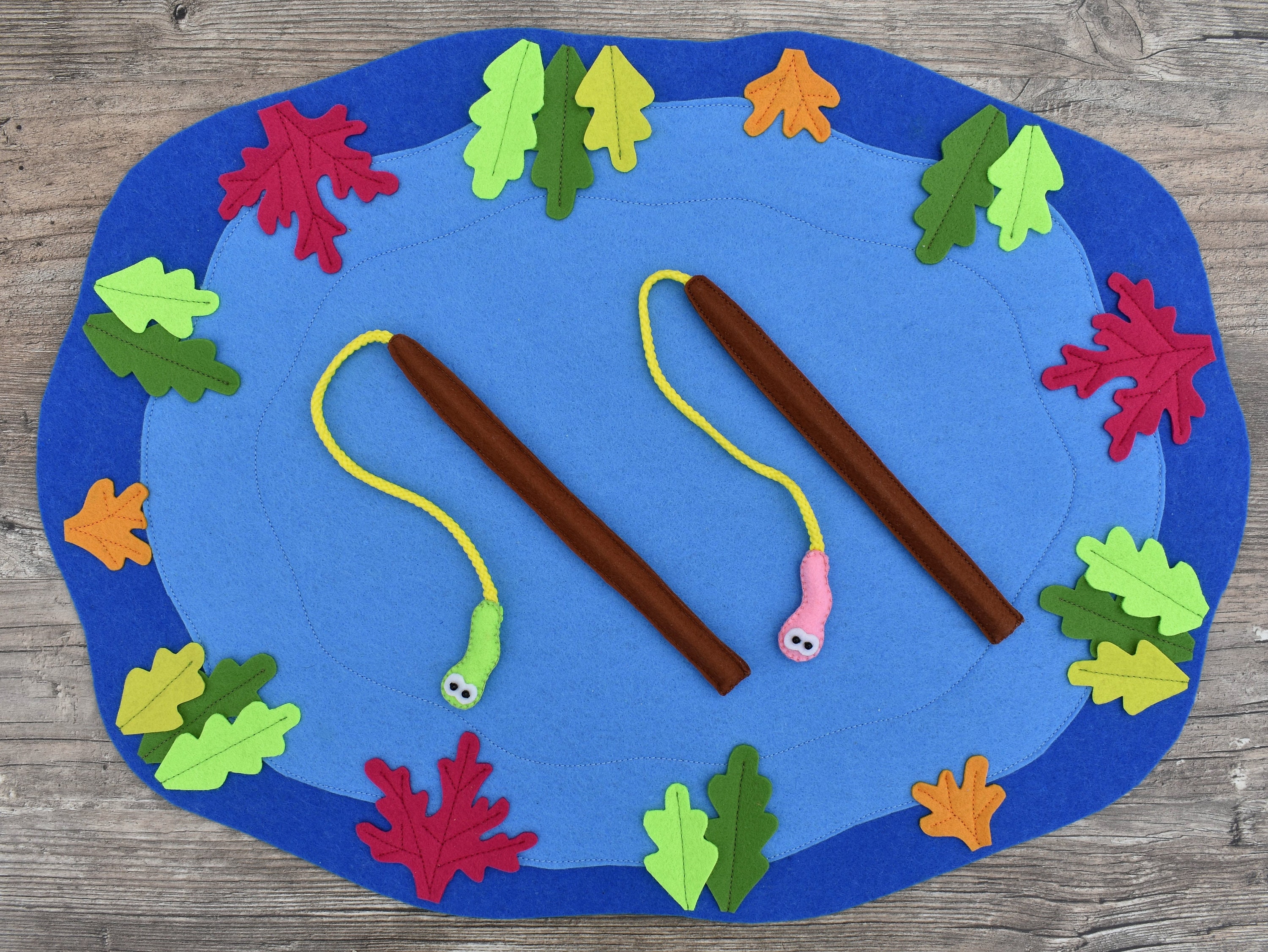 Felt Fishing Game PDF Pattern Felt Fish PDF Etsy