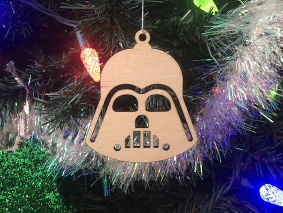 Darth Vader Wooden Cut Ornament Star Wars Darth Vader Etsy
