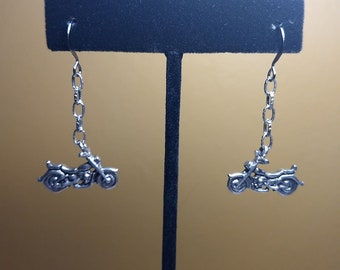 Motorcycle Earrings