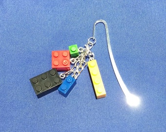 Building Bricks Bookmark Necklace Set