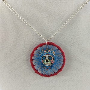 Dia De Los Muertos Skull Necklace