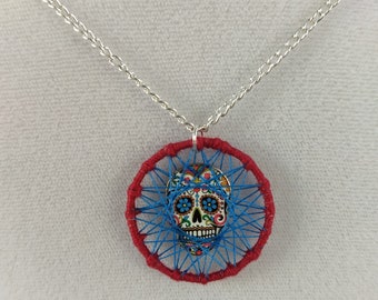 Dia De Los Muertos Skull Necklace