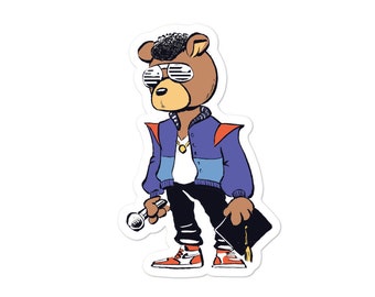 Graduation Bear Character Sticker