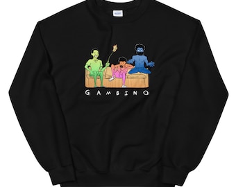 Gambino on a Couch Crewneck Sweatshirt