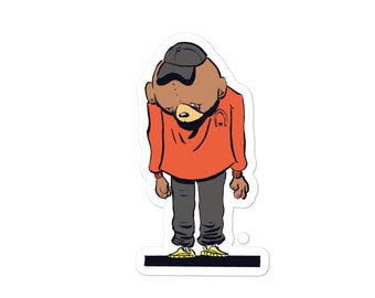 The Life Of Pablo Bear Character Sticker