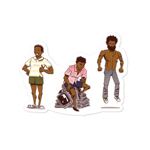 Gambino line-up stickers