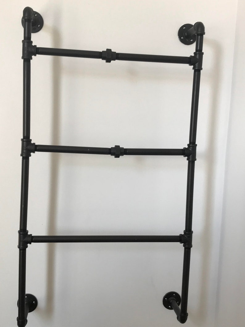 Industrial Steel Blanket Rack - Etsy