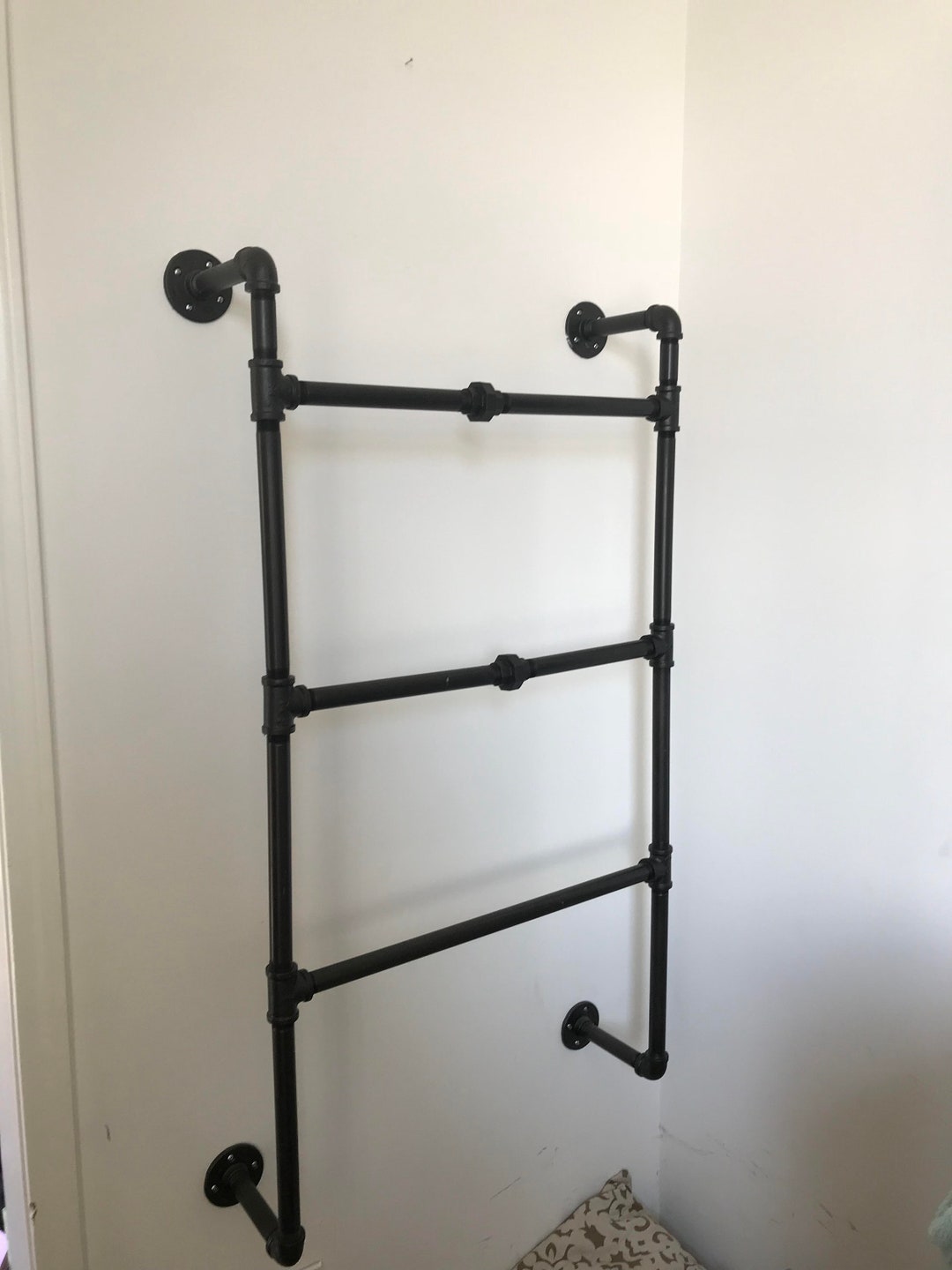 Industrial Steel Blanket Rack - Etsy