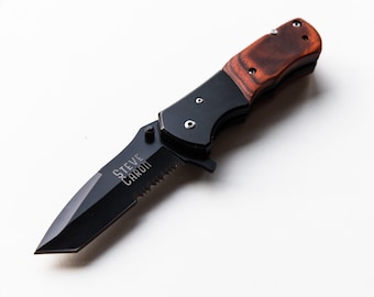 Cuchillos grabados / Cuchillos personalizados / Cuchillos con nombre / Cuchillo de regalo
