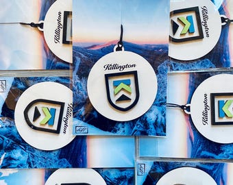 Adorno de madera del Killington Resort