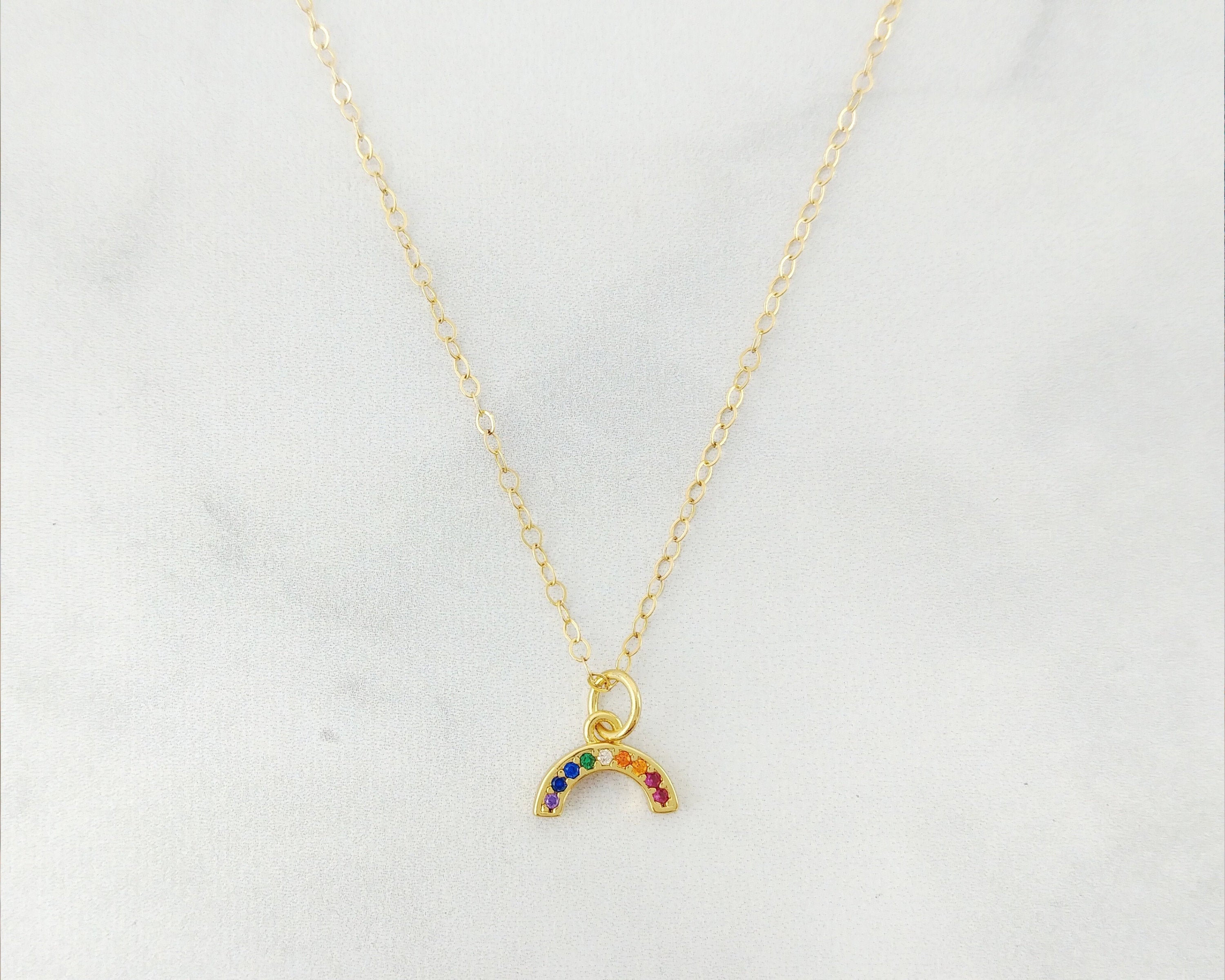 Pre-owned 2054 Chain Necklace Rainbow