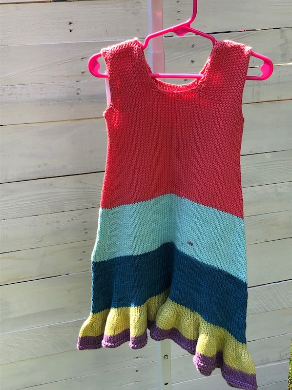 Striped Little Girls dress