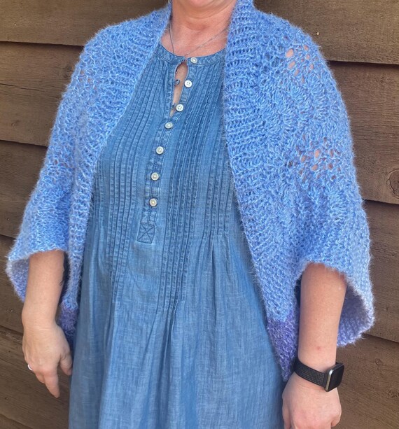 Handmade warm travel ponchos