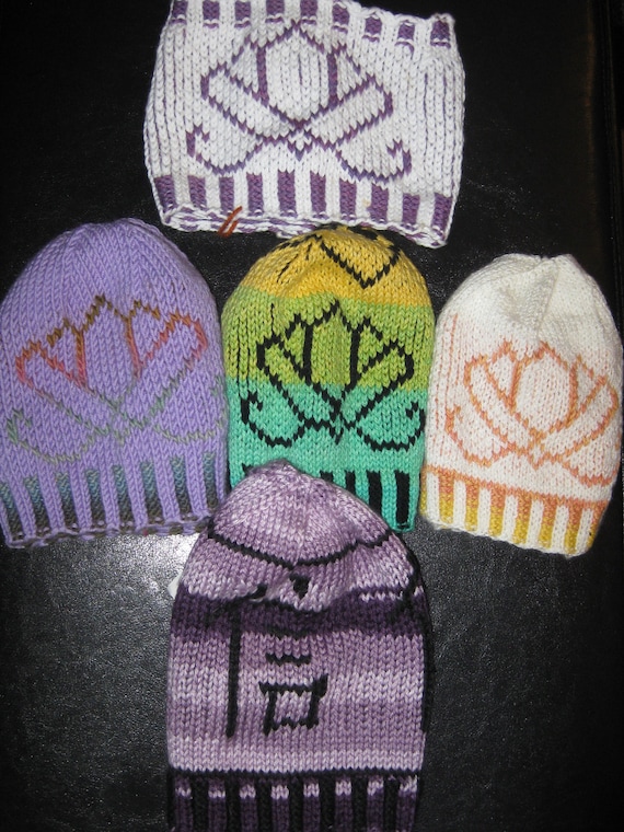 Custom made Lotus Flower and Faith hats