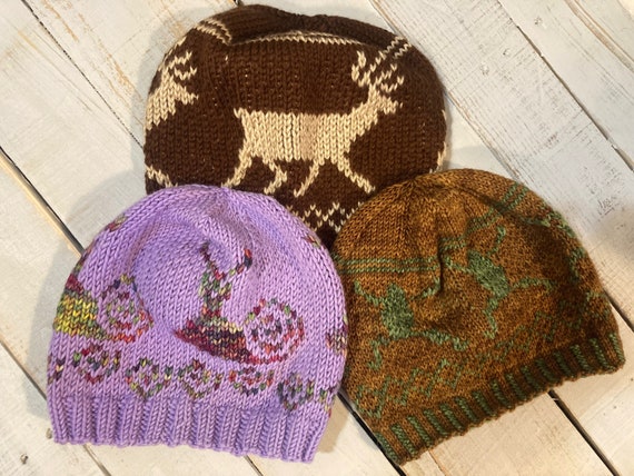 Custom made Deer and Frog Hats