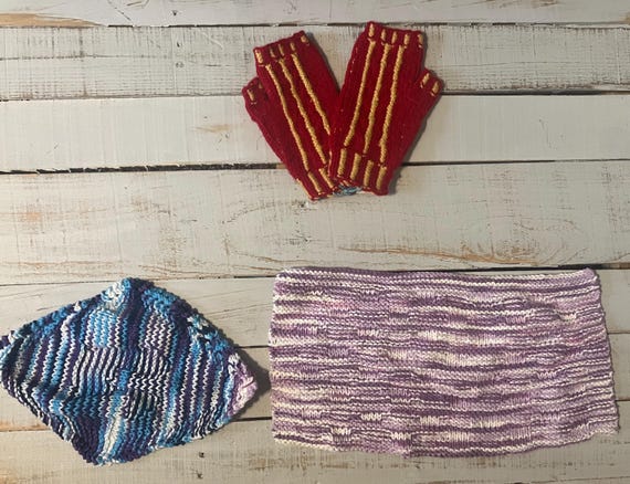 Bargain bin hand knit items