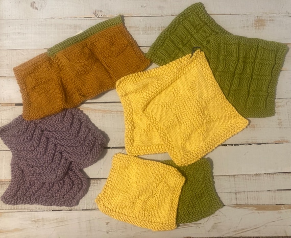 Cotton Chunky Washcloth Sets