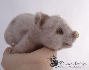 realistic pig stuffed animal