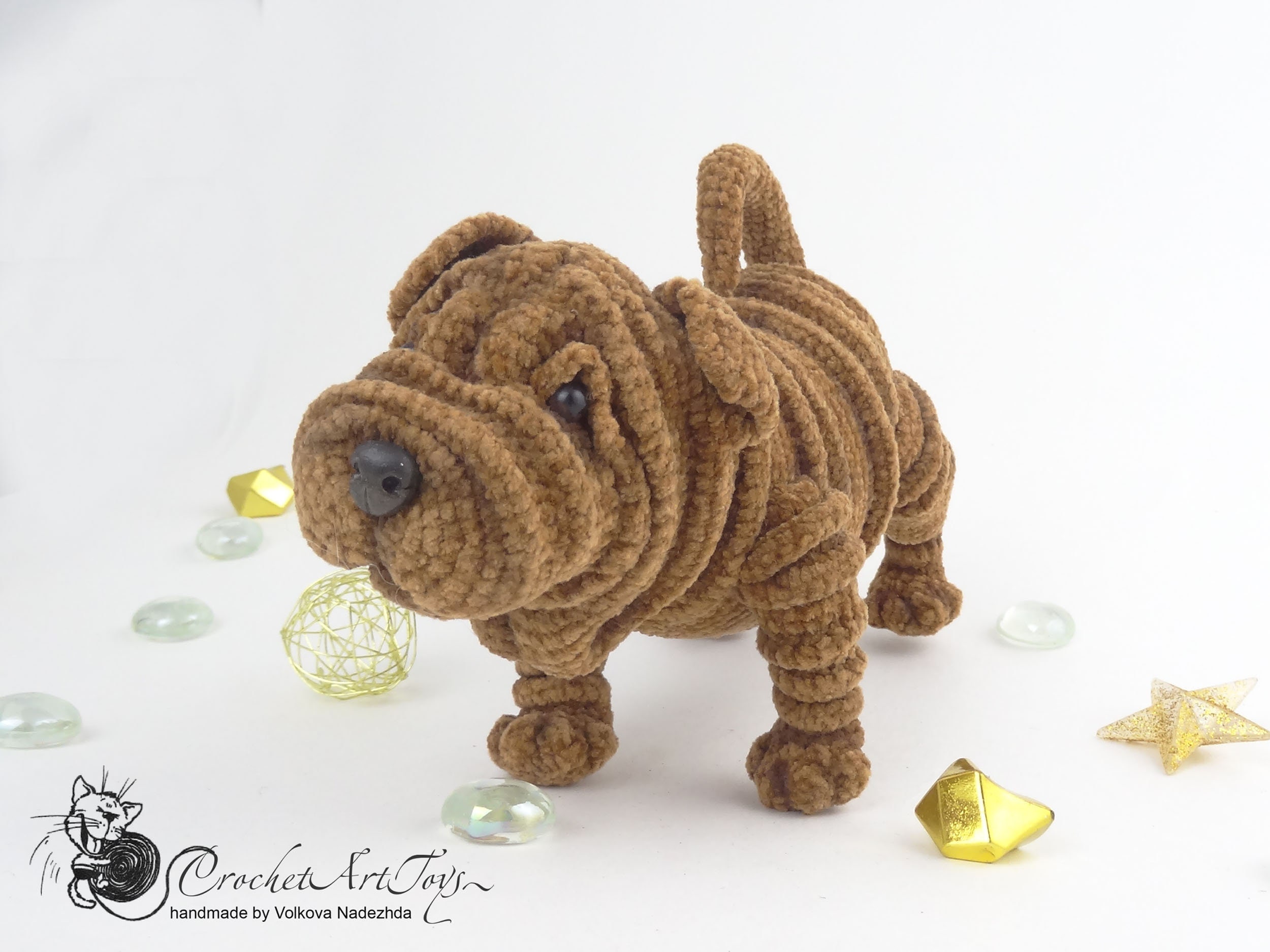 stuffed shar pei