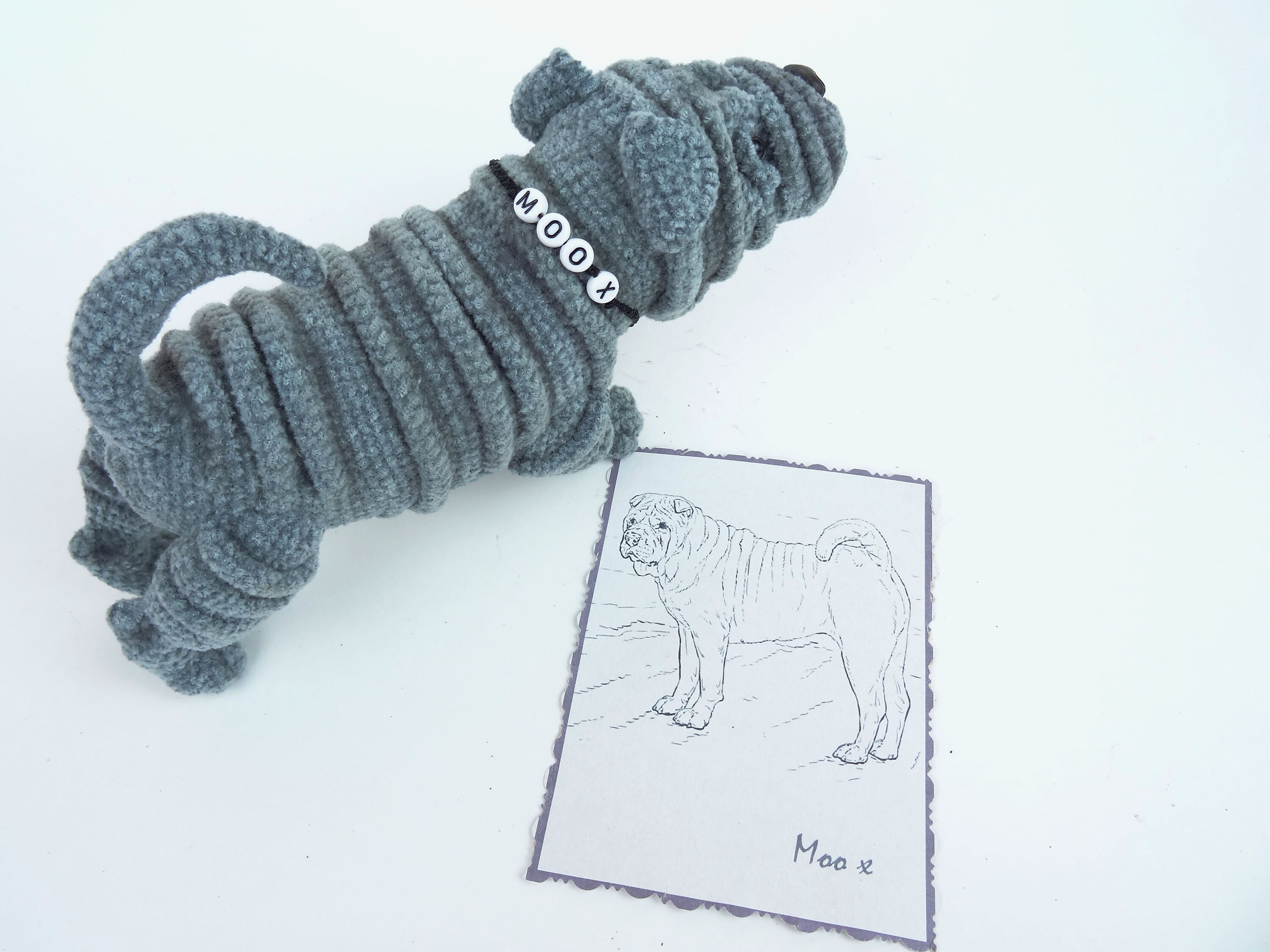 Custom Shar Pei Realistic Stuffed Plush Dog Lover Gift | Etsy