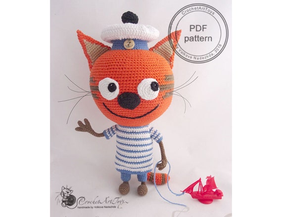 crochet cat doll