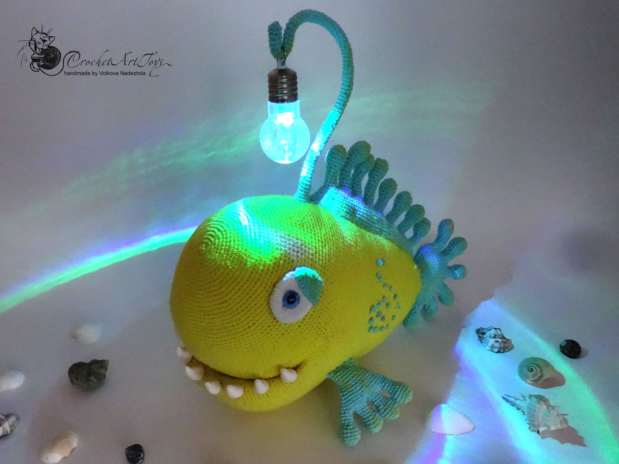 angler fish finding nemo toy