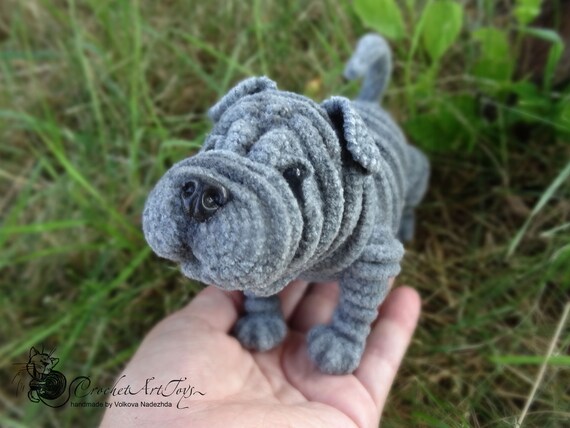 chinese shar pei stuffed animal