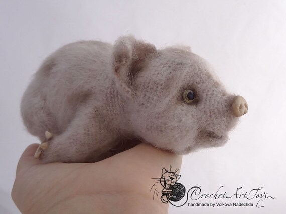 realistic pig stuffed animal