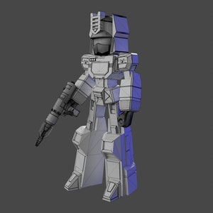 Decepticon Soundwave Stylized - Chibi STL 3D File - Etsy