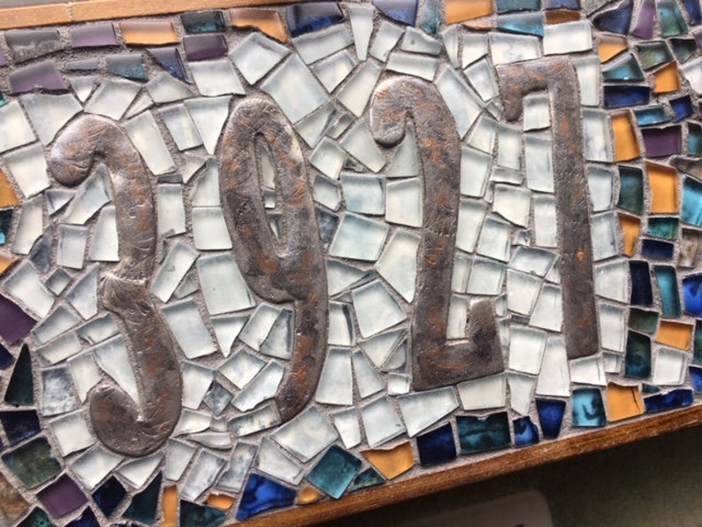 Mosaic Address Sign image 2