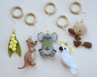 hanging toys for baby gym
