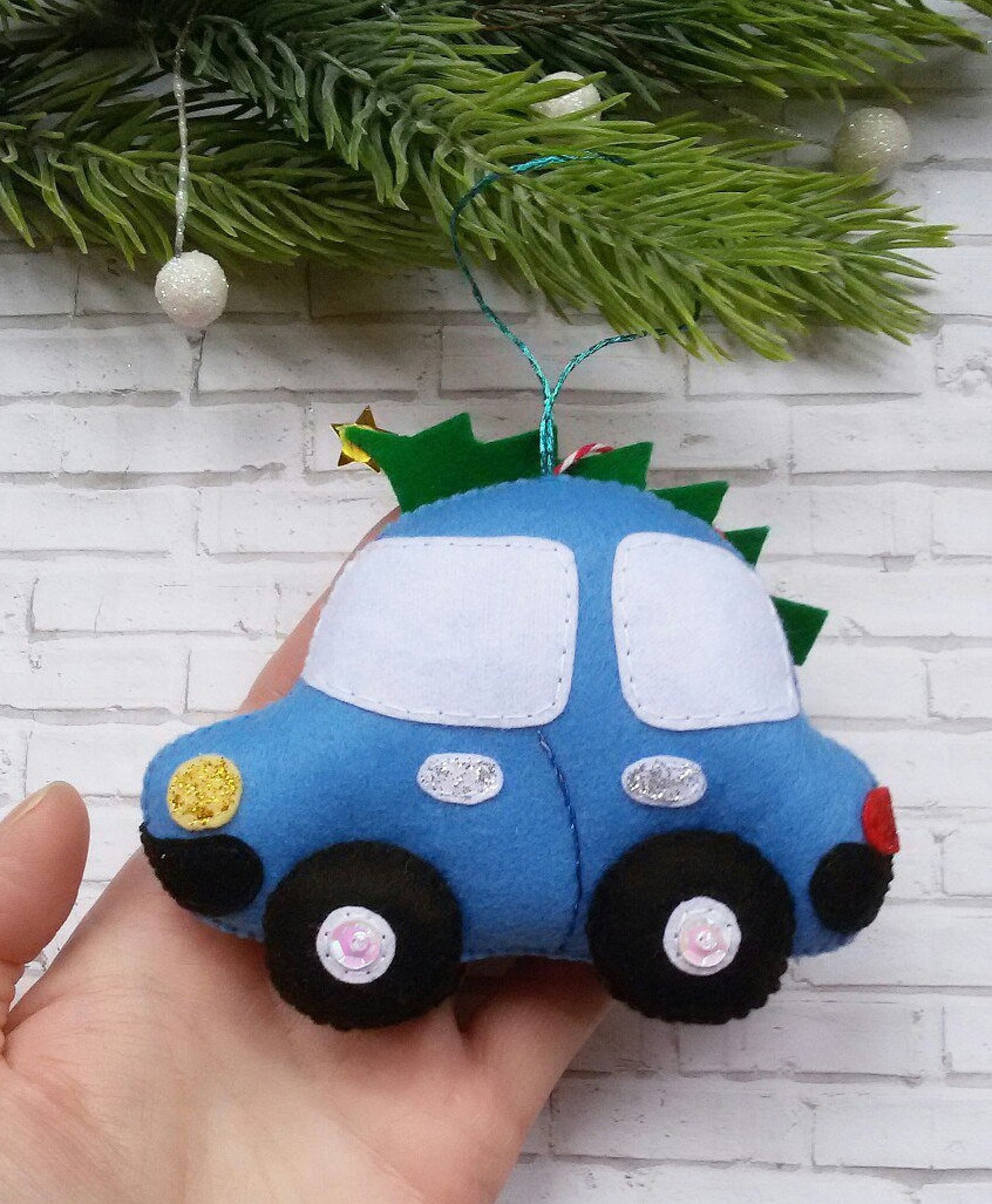 Car ornament Christmas decorations Christmas Tree ornaments | Etsy