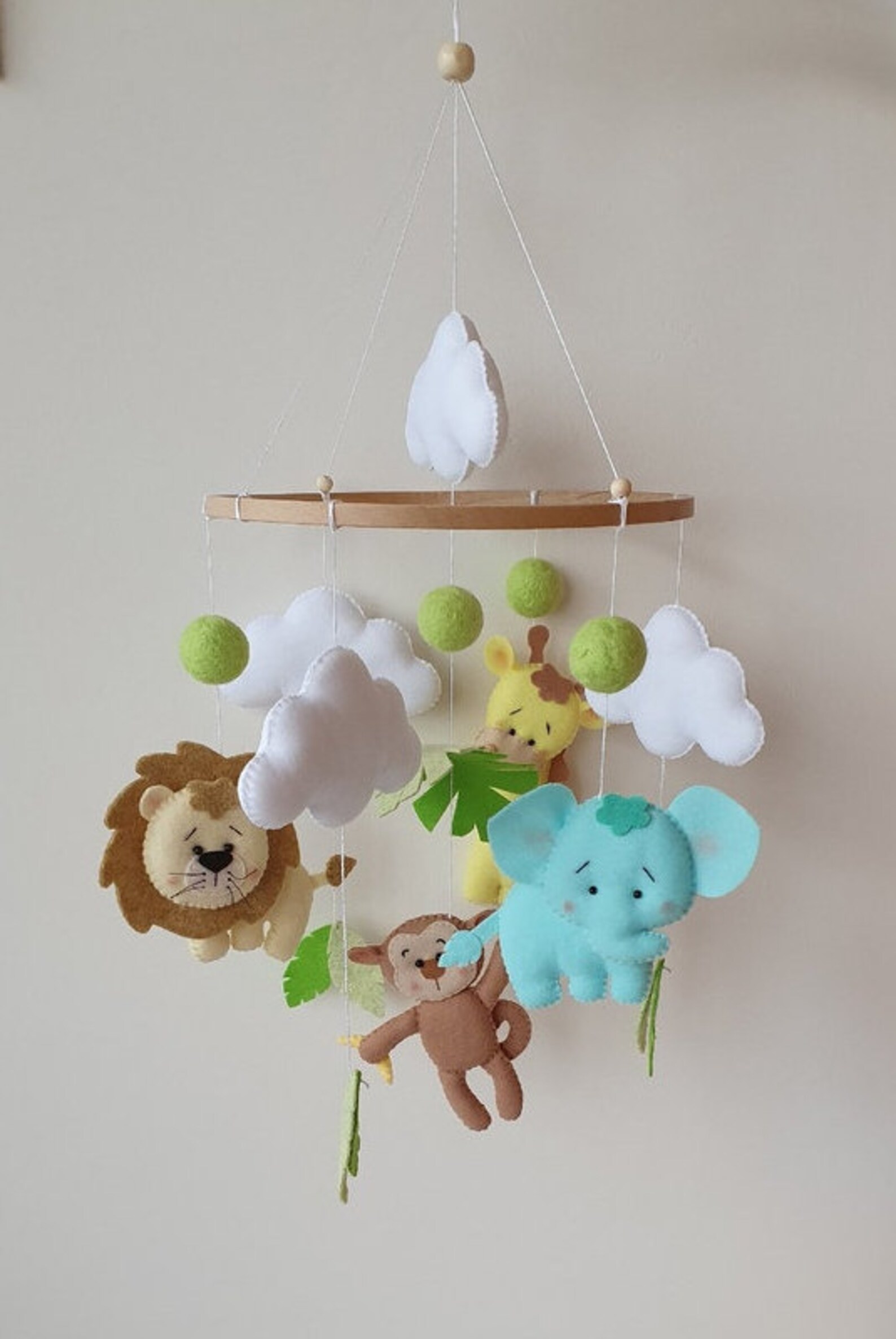 Safari Baby Mobile Jungle Crib Mobile African Animals Mobile Etsy