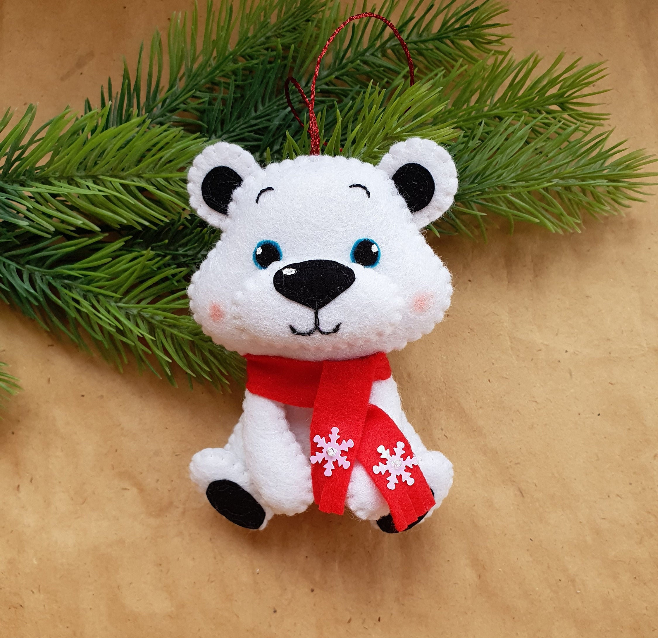 Bear Christmas ornaments Christmas tree ornament decor New Etsy