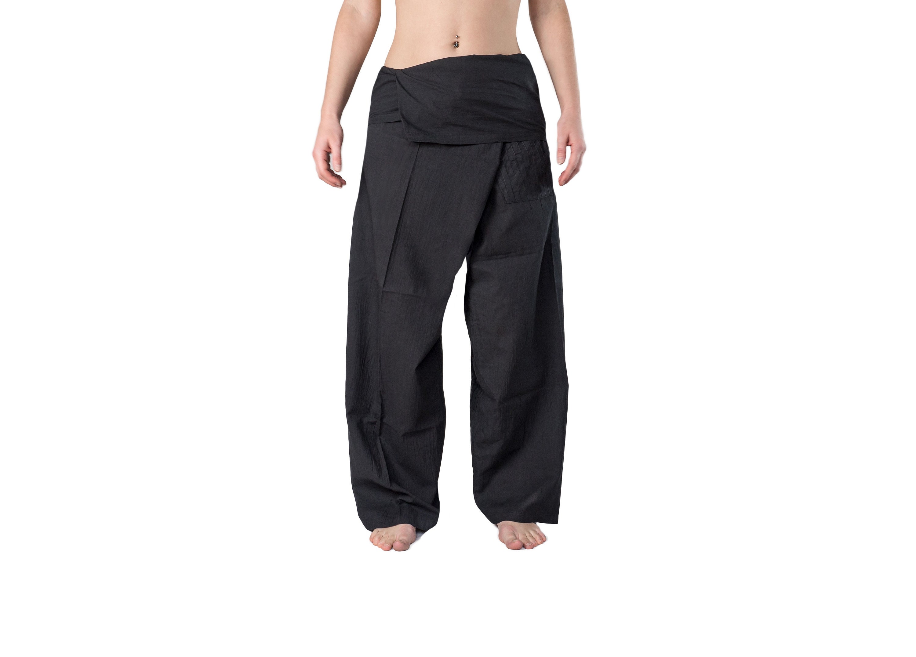 Fisherman pants for Yoga Meditation Tai Chi cotton wrap Etsy
