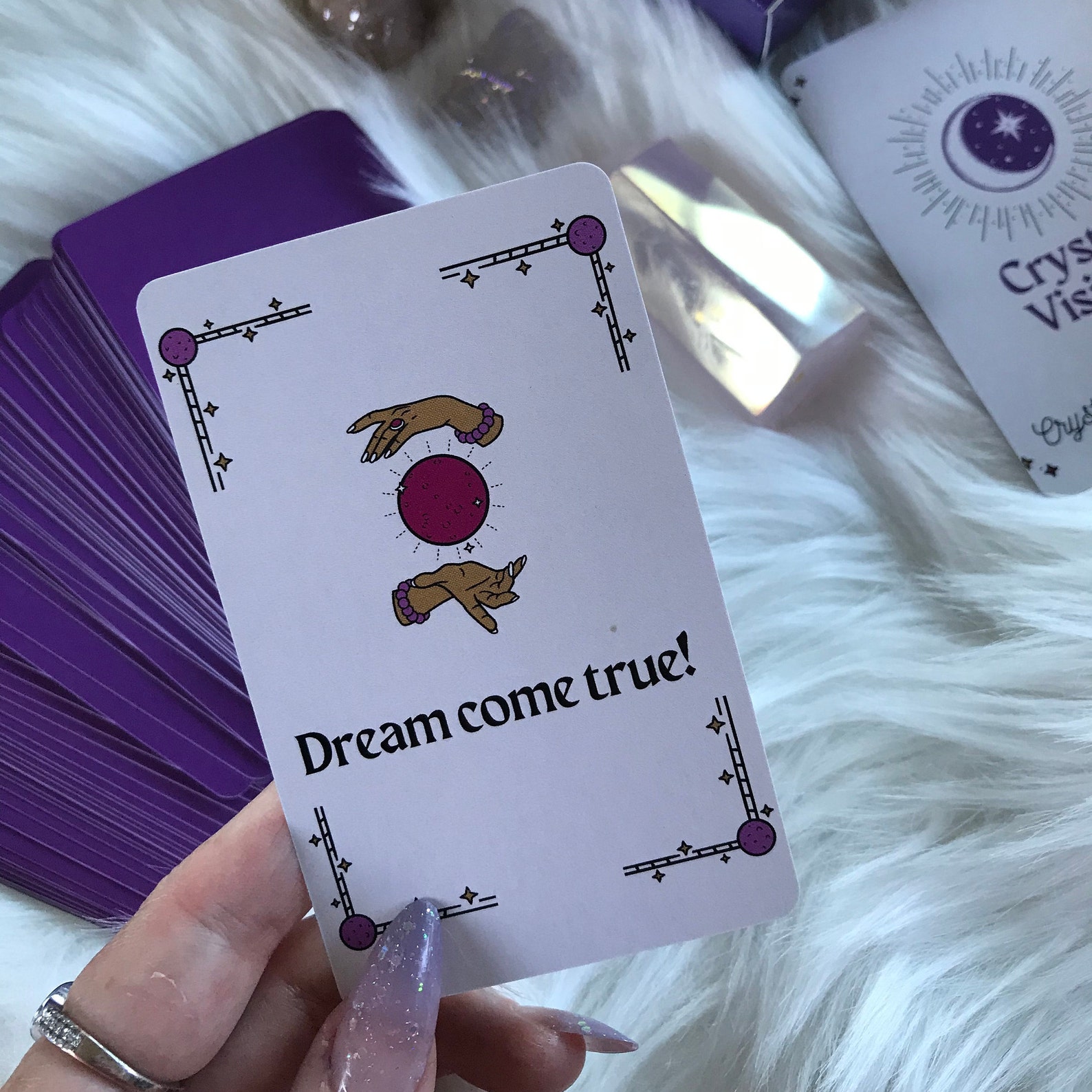 Crystal Message Cards Crystal Visions Card Deck, Guidance, Messages, Inspiration, Guidance ...