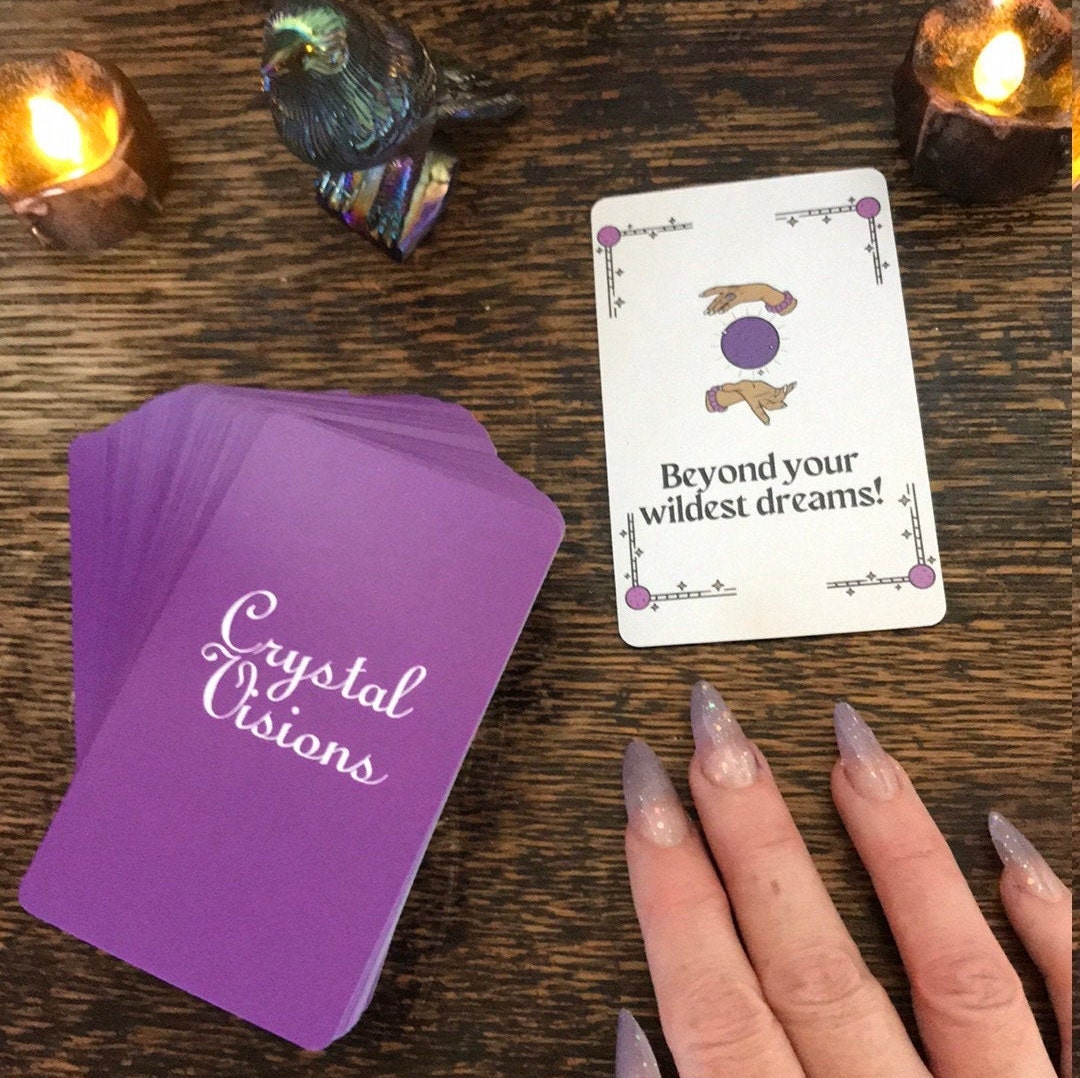 Crystal Message Cards Crystal Visions Card Deck, Guidance, Messages, Inspiration, Guidance ...