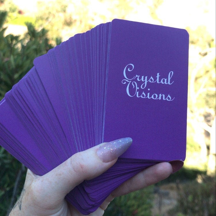 Crystal Message Cards Crystal Visions Card Deck, Guidance, Messages, Inspiration, Guidance ...