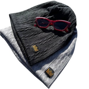 Gracie & Roo EMF Blocking Reise- und Tech-Beanie, 100% Silberfutter, Block EMF elektromagnetische Frequenzen, 5g, Wi-Fi, Tech Wear