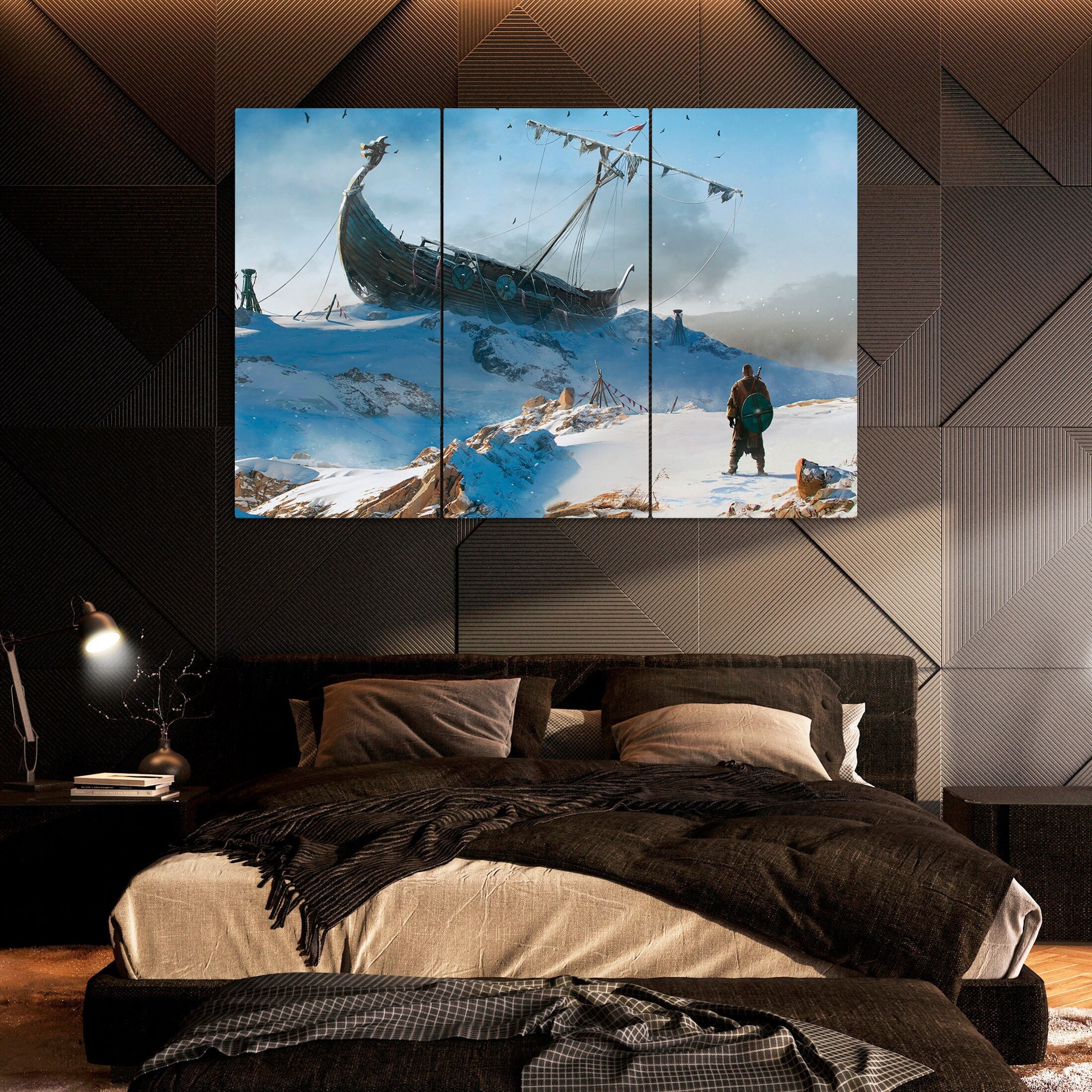 Digital Prints of Viking Ship and Drakkar Art Perfect for - Etsy